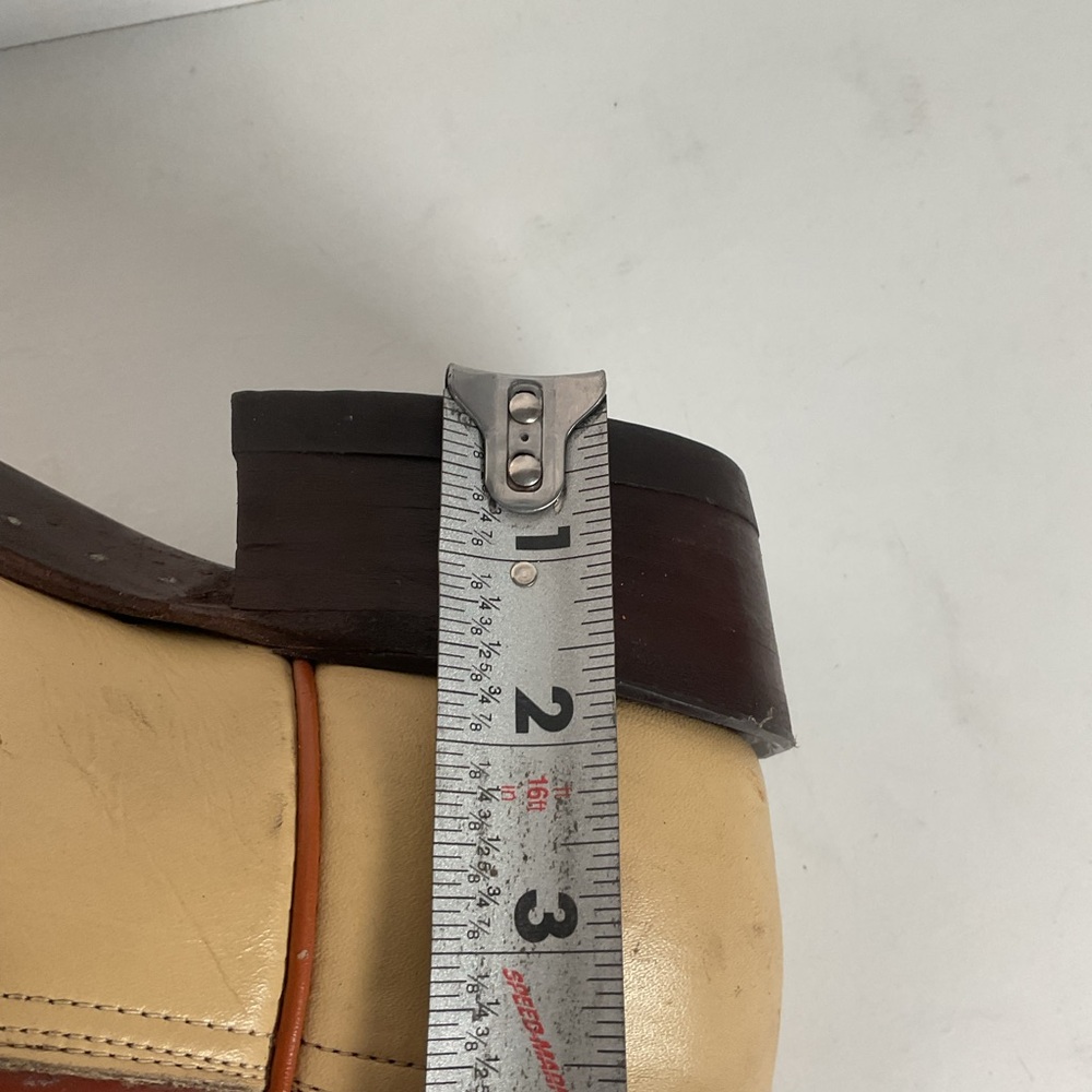 Vintage Tony Lama Urban Cowboy Boots | Teju Lizard Wingtip | Gold Label | 10 D - Picture 5 of 16